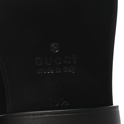 Gucci Cordovan Lux Mens Zelda Harness Riding Boots 10.5 Black Amber Honey 17 of 24