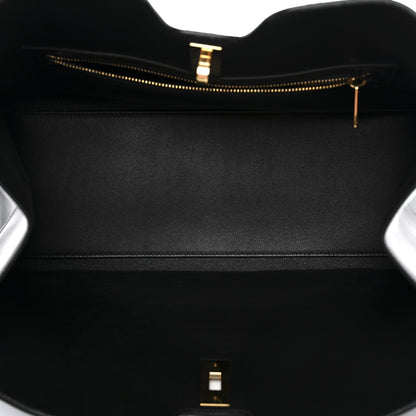 Celine Smooth Calfskin Cabas 16 Bag Black 5 of 9