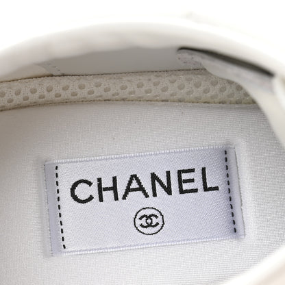 Chanel Calfskin Mens CC Sneakers 43 White 8 of 10