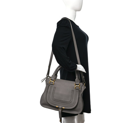 Chloe Calfskin Medium Marcie Satchel Cashmere Grey 2 of 10