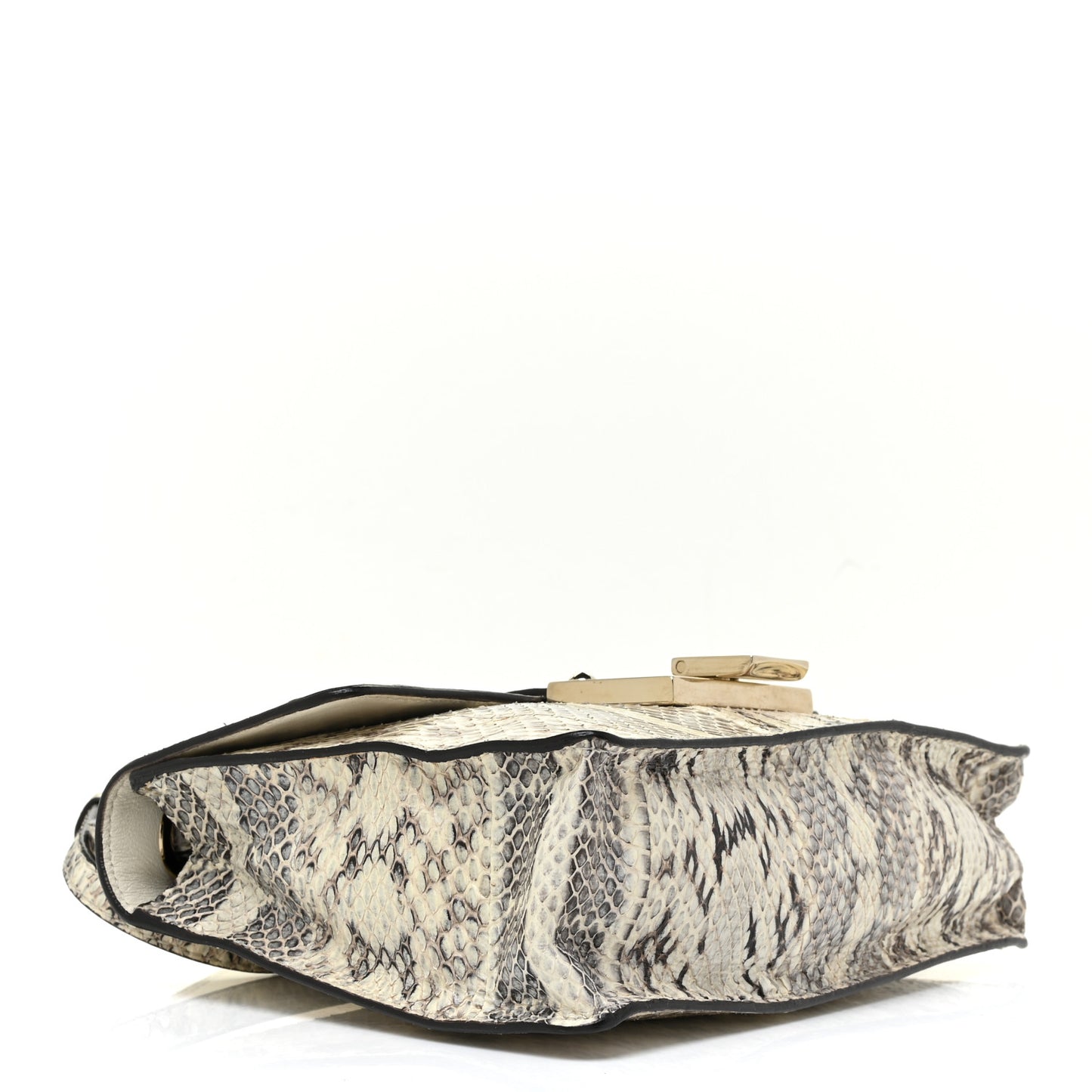 Snakeskin Rebel Crossbody Bag Black