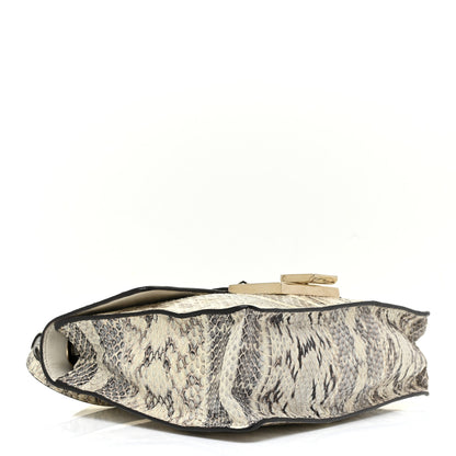 Jimmy Choo Snakeskin Rebel Crossbody Bag Black 3 of 18
