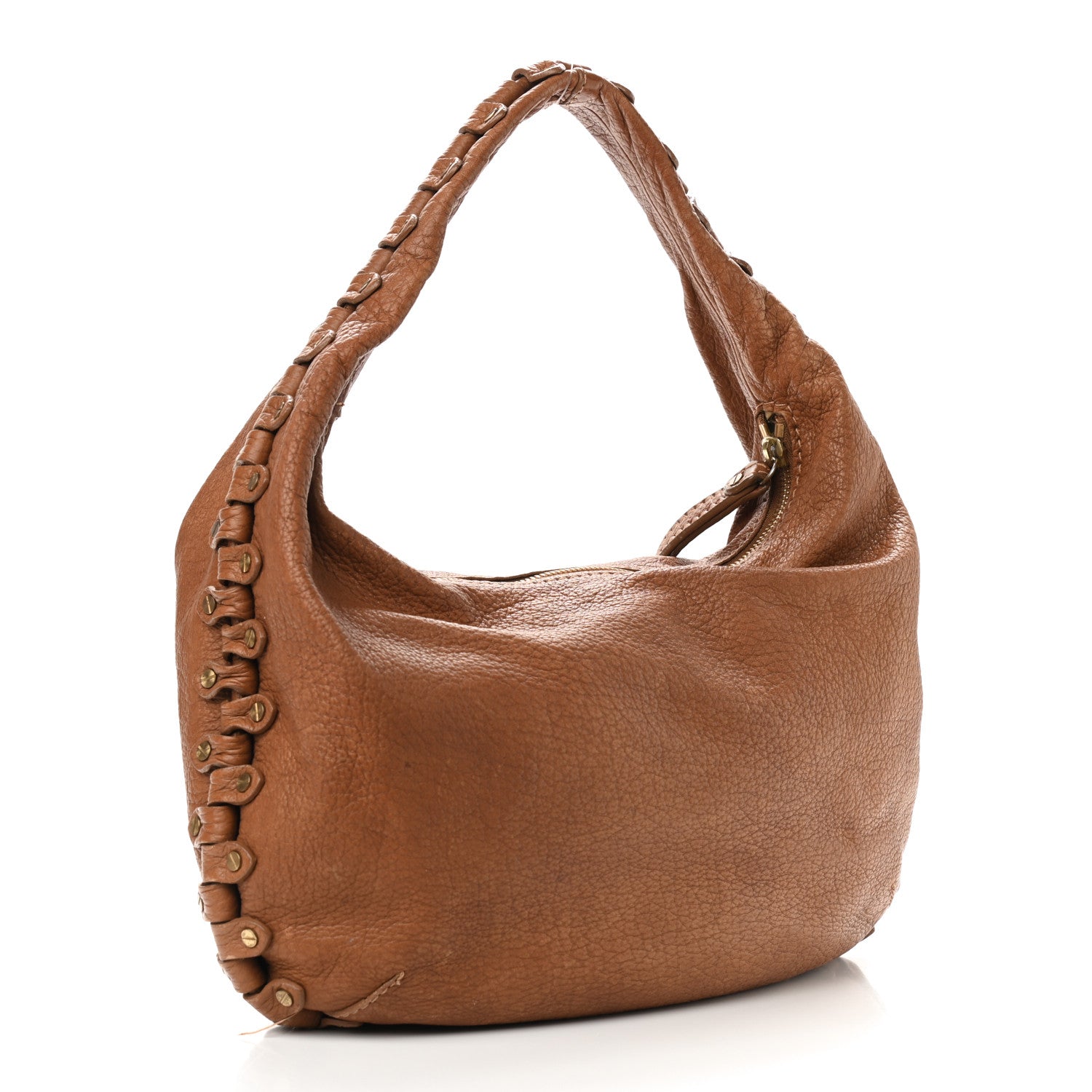 Valentino Garavani Calfskin Hobo Brown 3 of 17