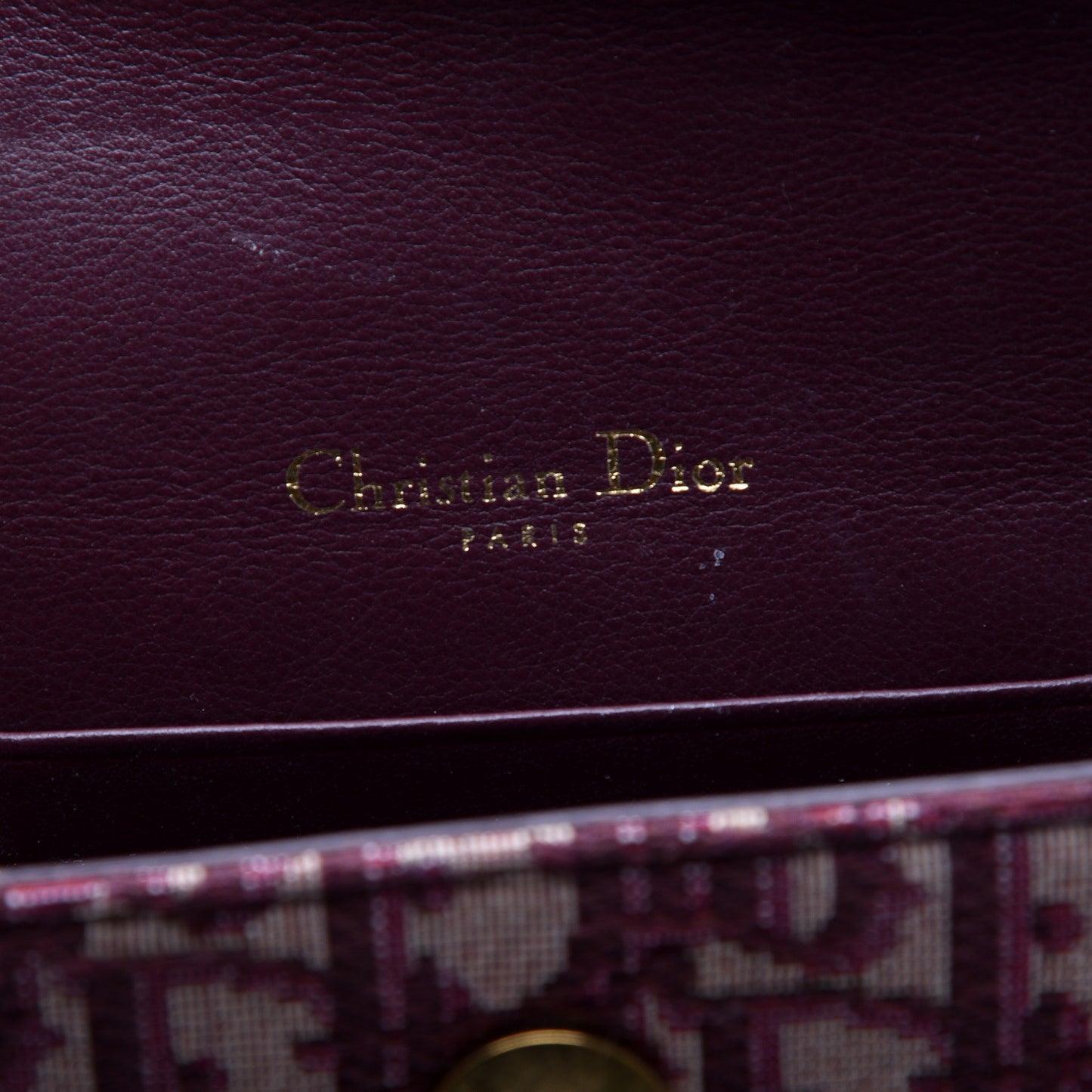 Oblique Saddle Belt Bag Bordeaux