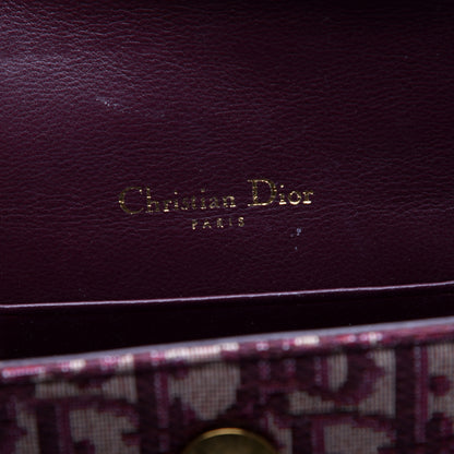 Christian Dior Oblique Saddle Belt Bag Bordeaux 7 of 10