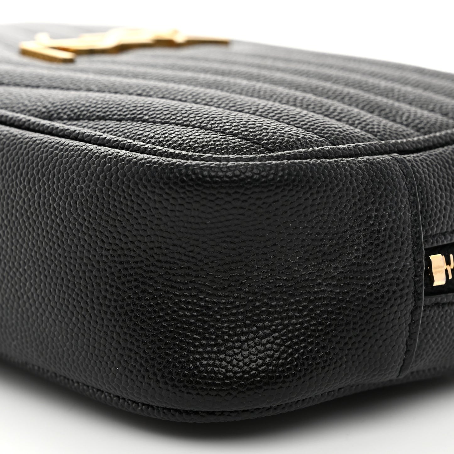 Grain De Poudre Matelasse Monogram Mini Lou Camera Bag Black