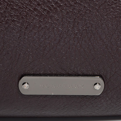 Burberry Soft Leather Waltham Plum 4 of 13