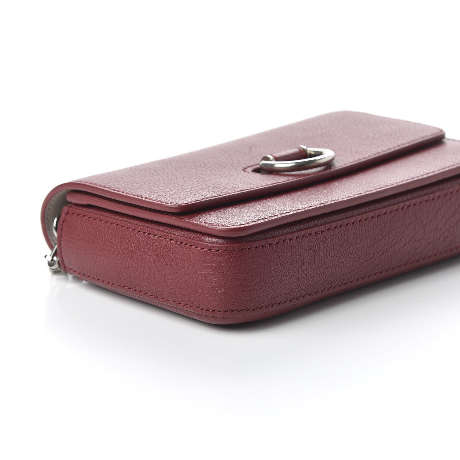 Burberry Hayes Goatskin D-Ring Mini Bag Crimson 6 of 9