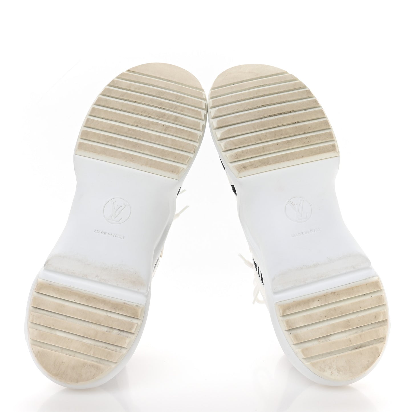 Calfskin Technical Nylon LV Archlight Sneakers 39 Marine