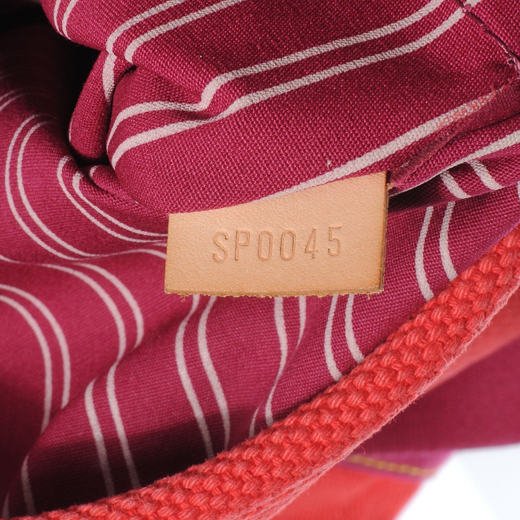 Louis Vuitton Toile Antigua Cabas MM Red Pink 7 of 8