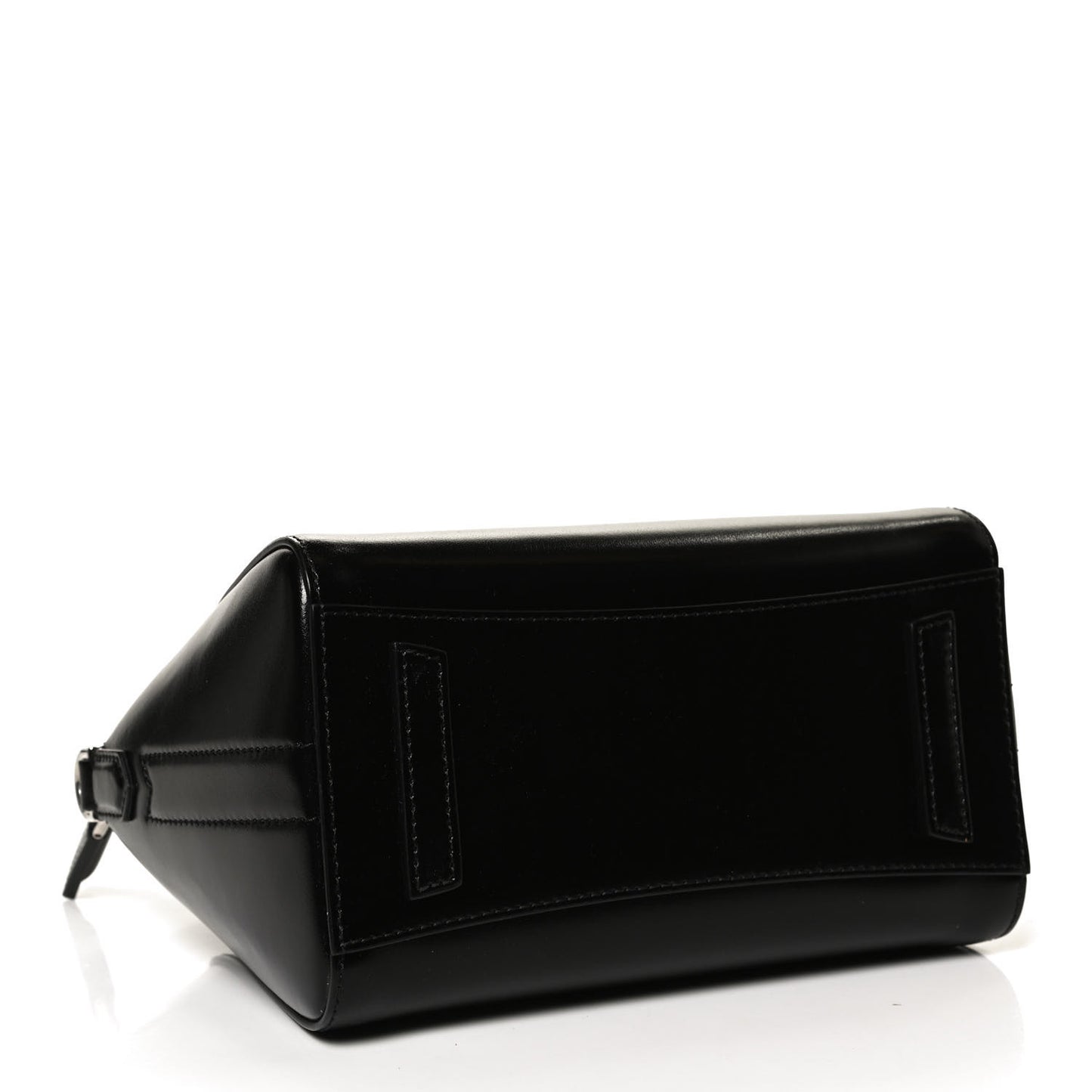 Shiny Lord Calfskin Mini Antigona Black