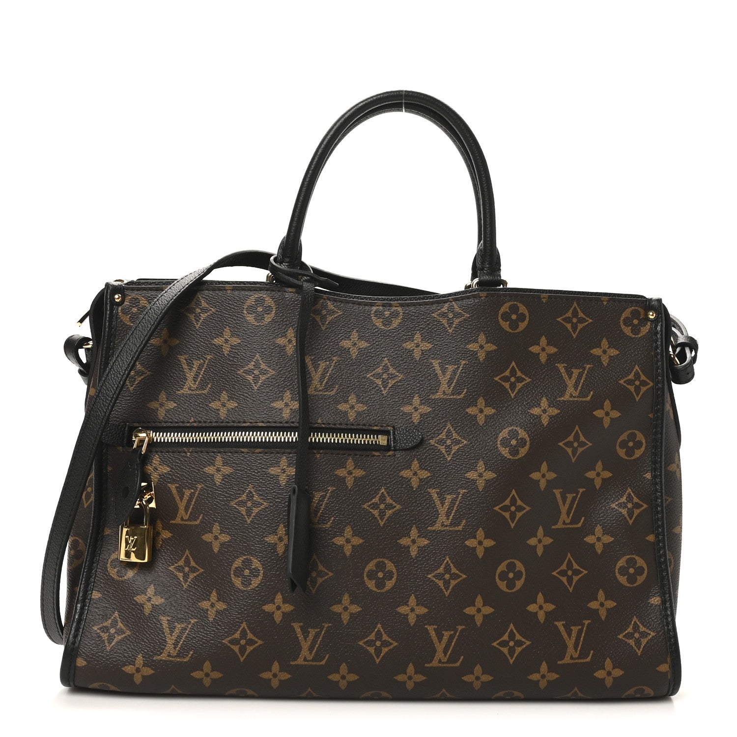 Louis Vuitton Monogram Popincourt MM Black 1 of 9