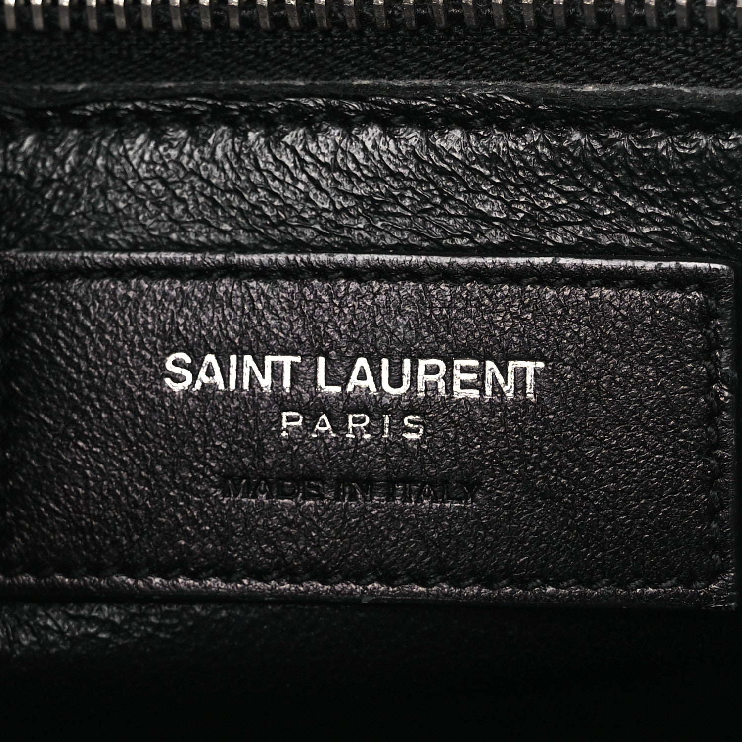 Saint Laurent Calfskin Crocodile Embossed Small Sac de Jour Fog 6 of 19