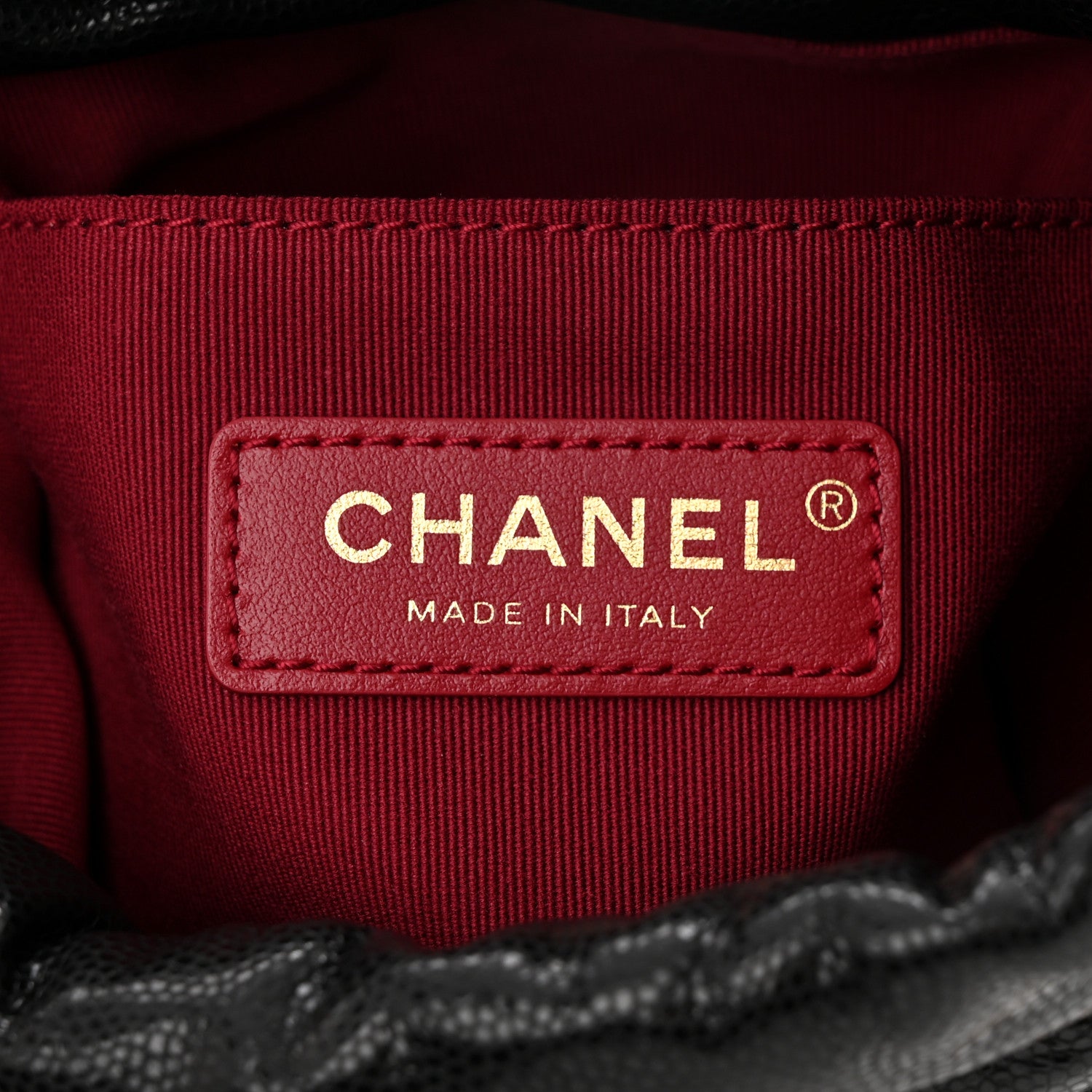 Chanel Caviar Quilted Twist Your Buttons Bucket Bag Black 6 of 11