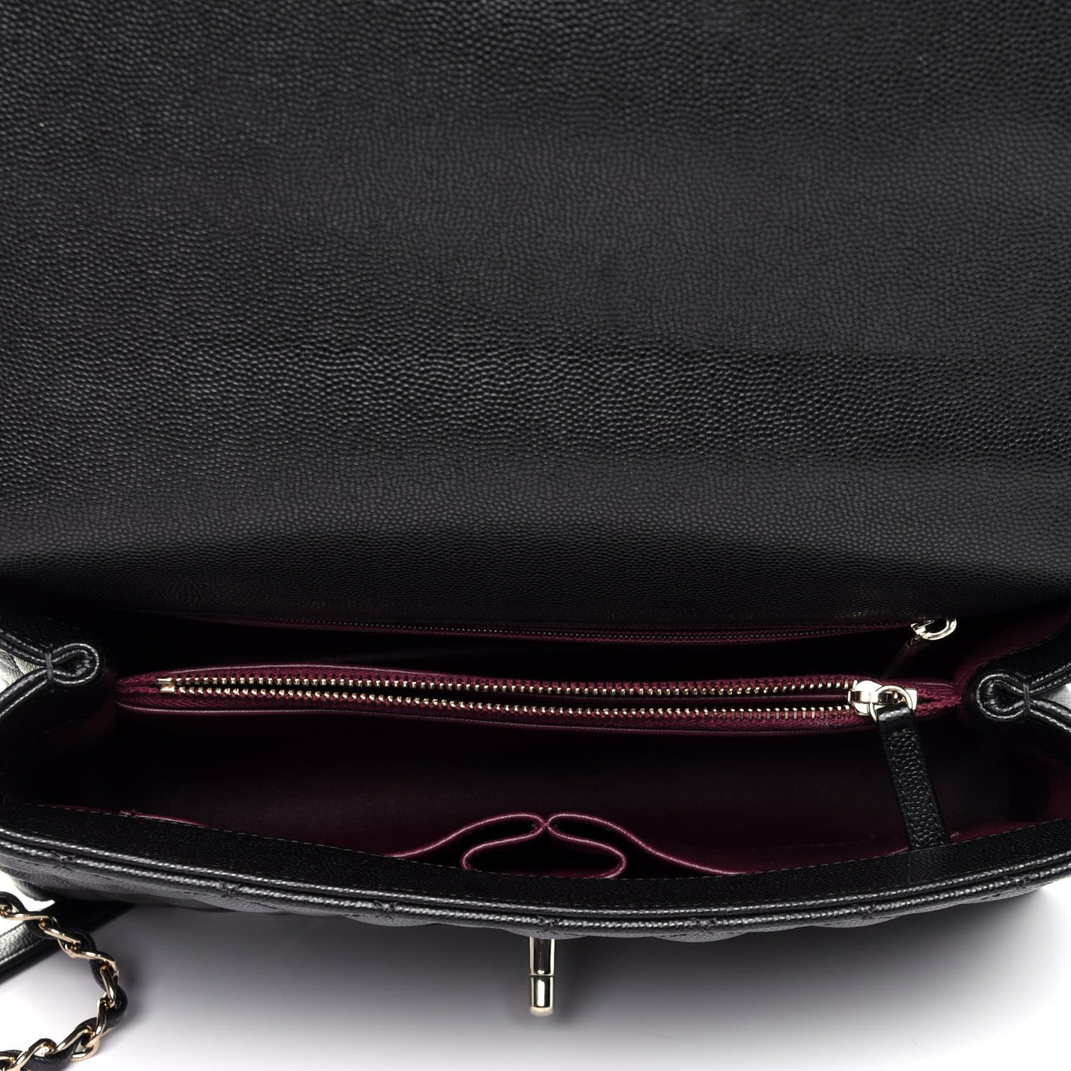 Chanel Caviar Quilted Small Coco Handle Flap Black 4 of 11