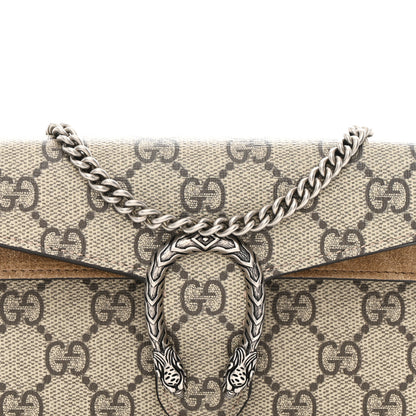 Gucci GG Supreme Monogram Super Mini Dionysus Shoulder Bag Taupe 13 of 19