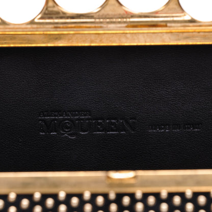 Alexander McQueen Studded Knucklebox Clutch Black 9 of 9