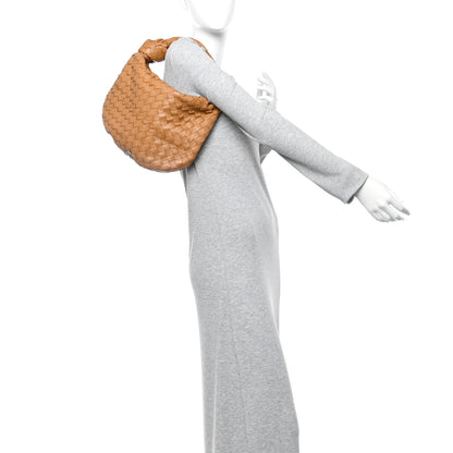 Bottega Veneta Nappa Intrecciato Teen Jodie Hobo Caramel 2 of 11