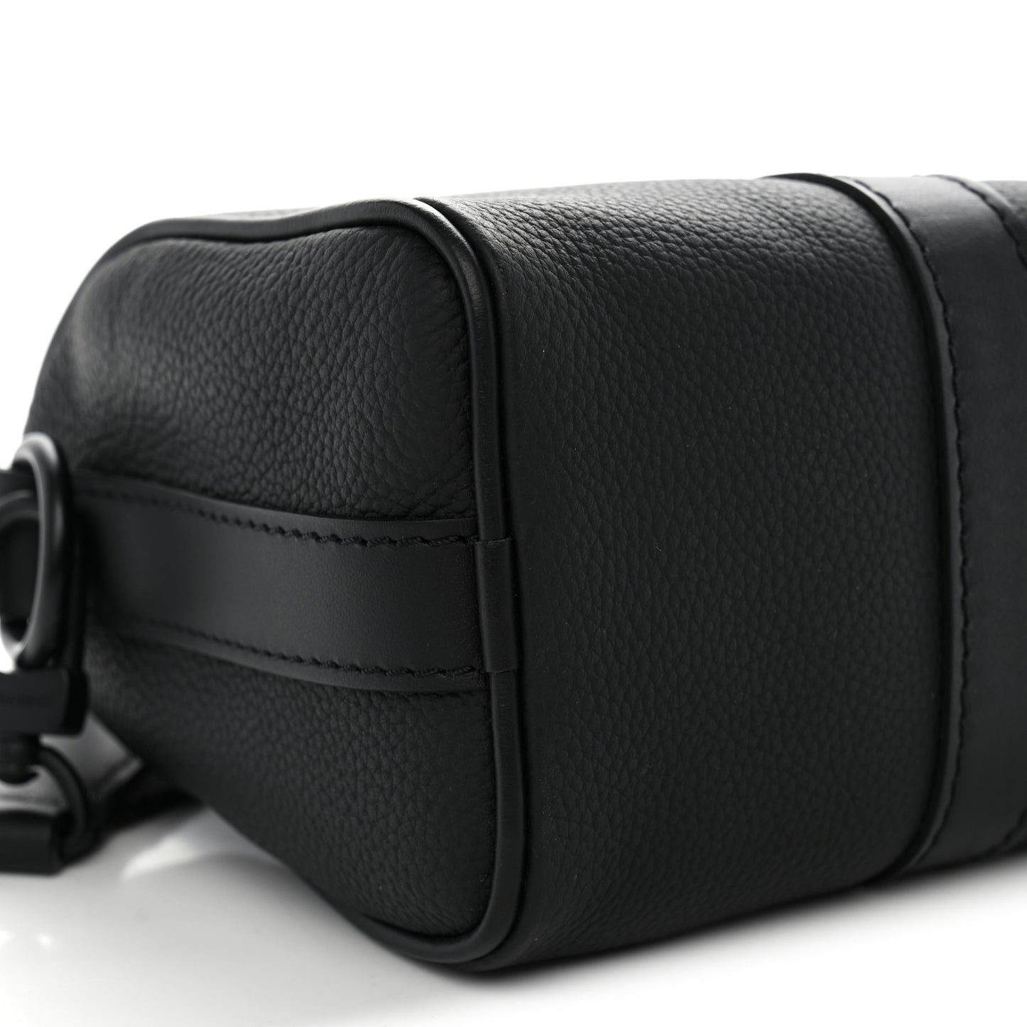 Grained Calfskin Aerogram Keepall XS Black