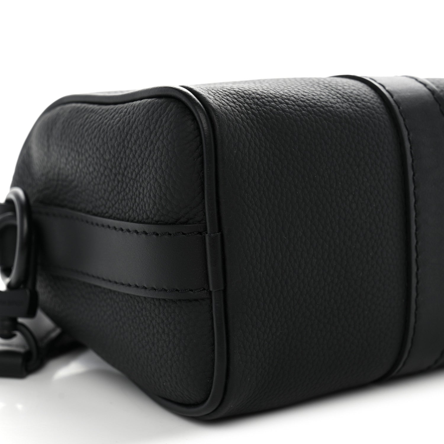 Louis Vuitton Grained Calfskin Aerogram Keepall XS Black 7 of 8