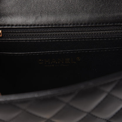 Chanel Lambskin Quilted Mini Square Flap Black 8 of 11