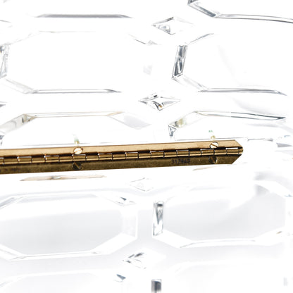 Gucci Plexiglass Aristrographic Box Clutch Translucent 10 of 11