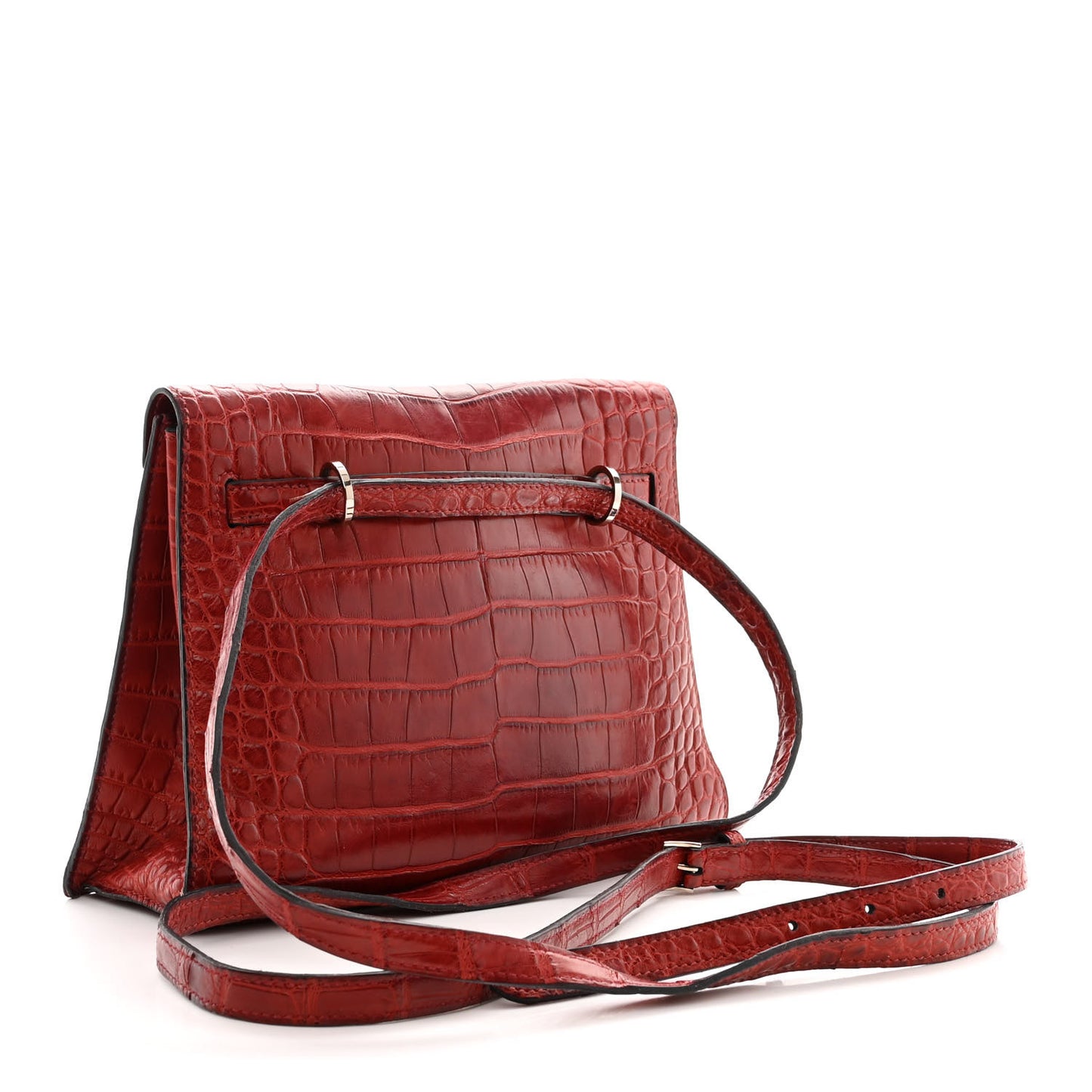 Matte Alligator Kelly Danse Belt Bag Braise