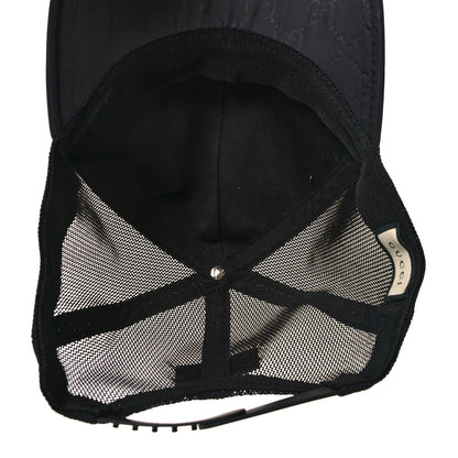 Gucci Nylon Monogram Baseball Hat M Black 6 of 7