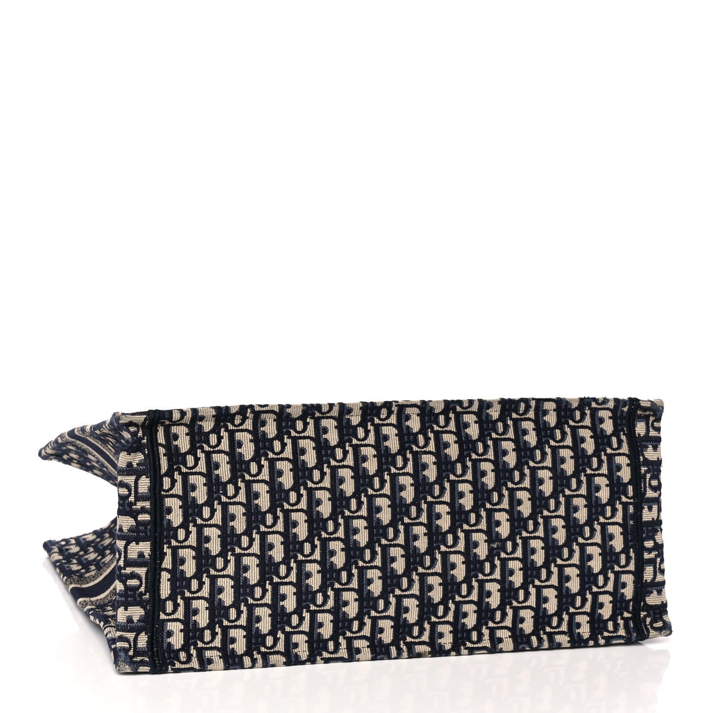 Oblique Book Tote Blue Multicolor
