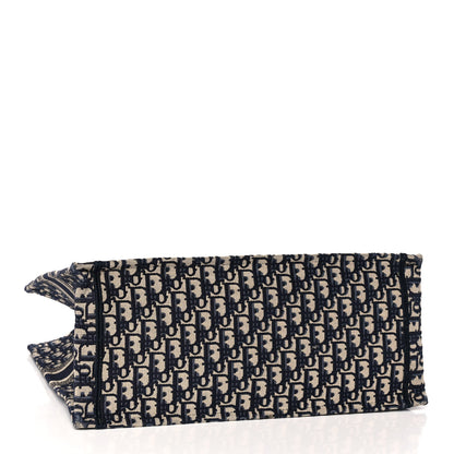 Christian Dior Oblique Book Tote Blue Multicolor 4 of 14