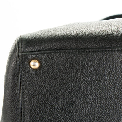 Chanel Calfskin Cerf Executive Shopper Tote Black 9 of 18