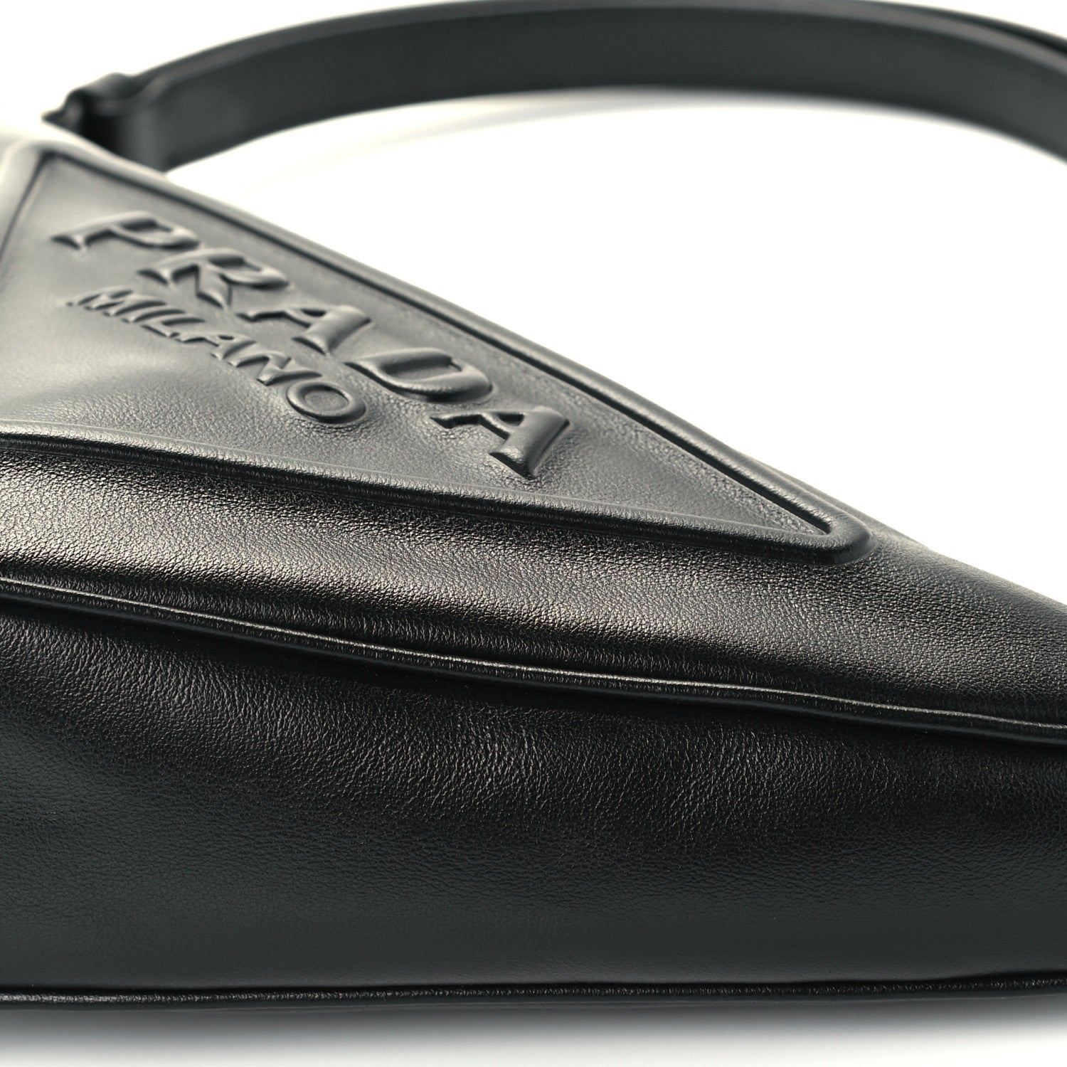 Prada Grace Lux Triangle Pouch Black 10 of 10