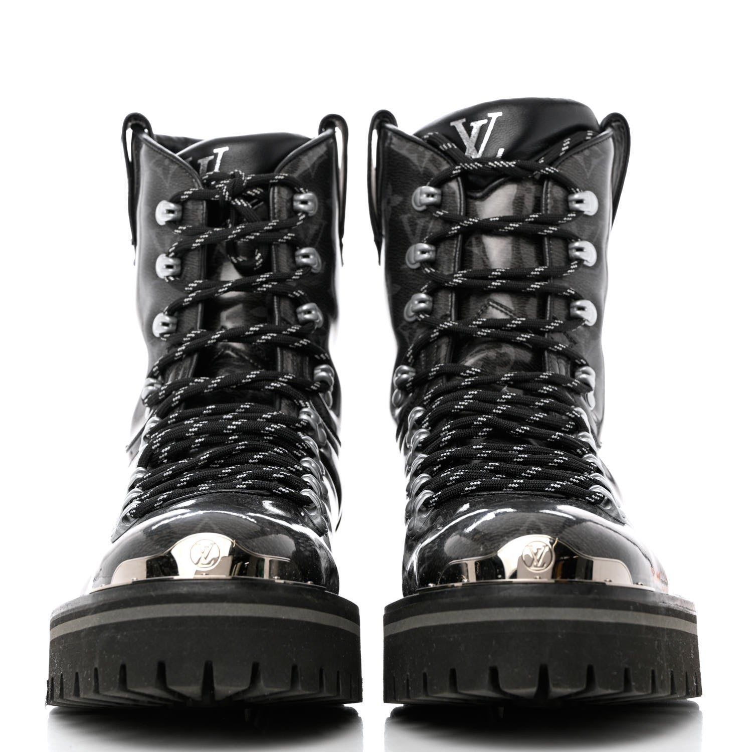 Louis Vuitton Monogram Eclipse Glaze Mens Outland Ankle Boots 8 2 of 11