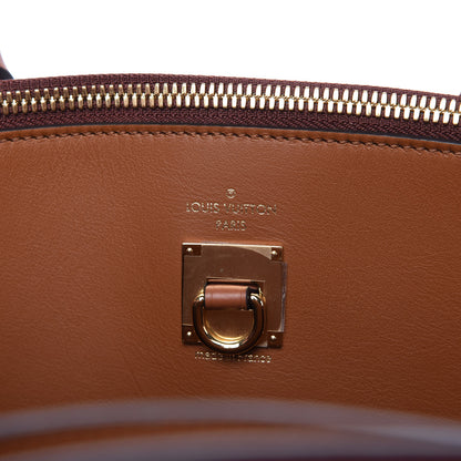 Louis Vuitton Calfskin All Set Bordeaux Tan 8 of 9
