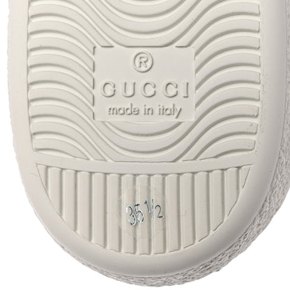 Gucci Calfskin Web Floral Embroidered Womens Ace Sneakers 35.5 White 8 of 9