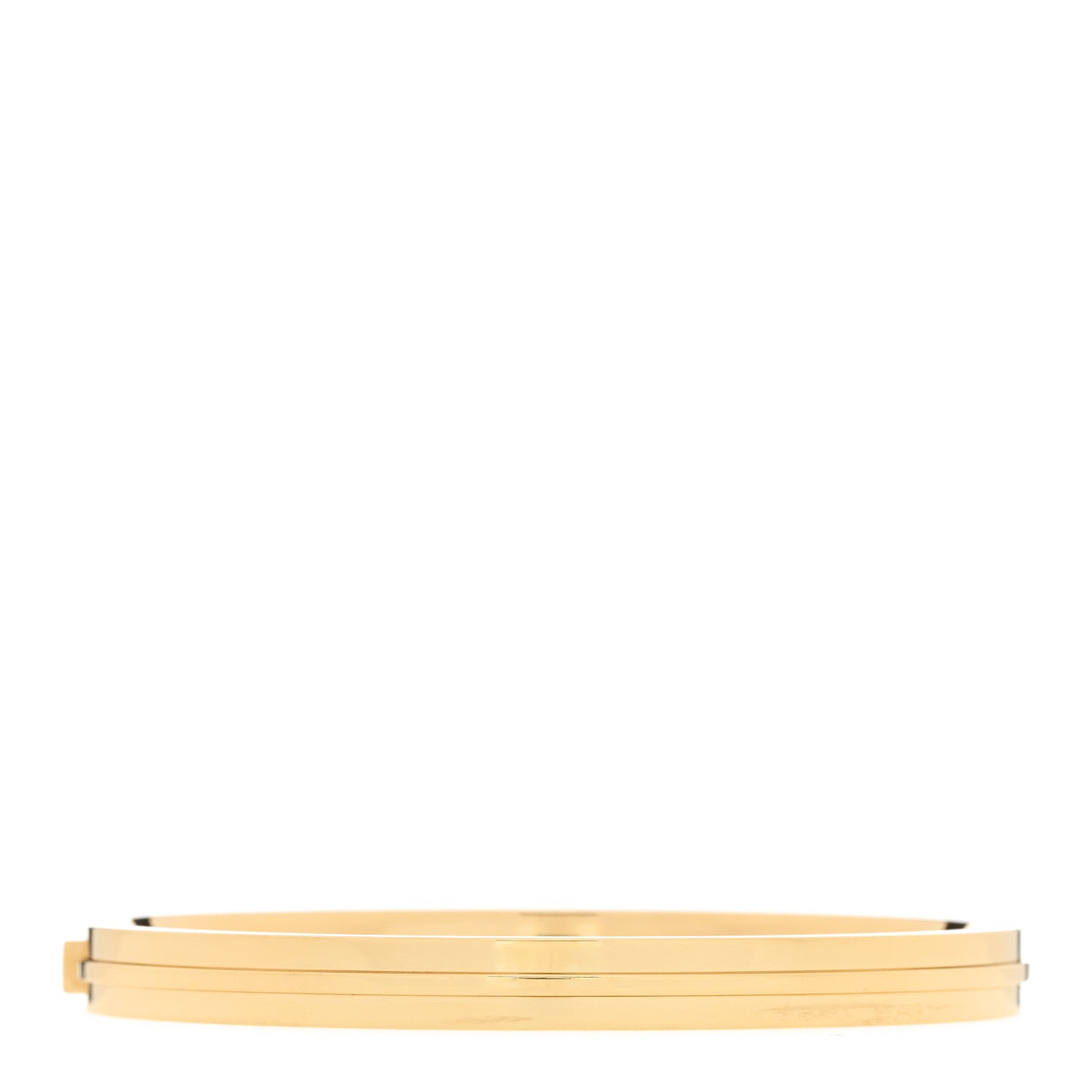 Tiffany 18K Yellow Gold Diamond T Hinged Pave Bracelet 2 of 4