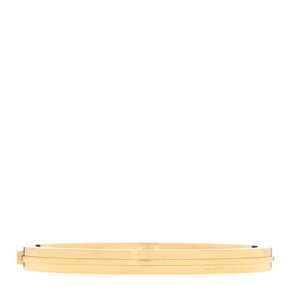 Tiffany 18K Yellow Gold Diamond T Hinged Pave Bracelet 2 of 4