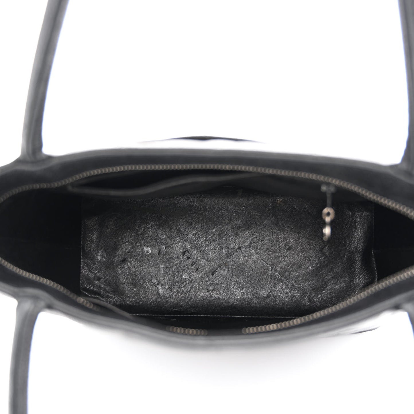 Caviar Quilted Medallion Tote Black