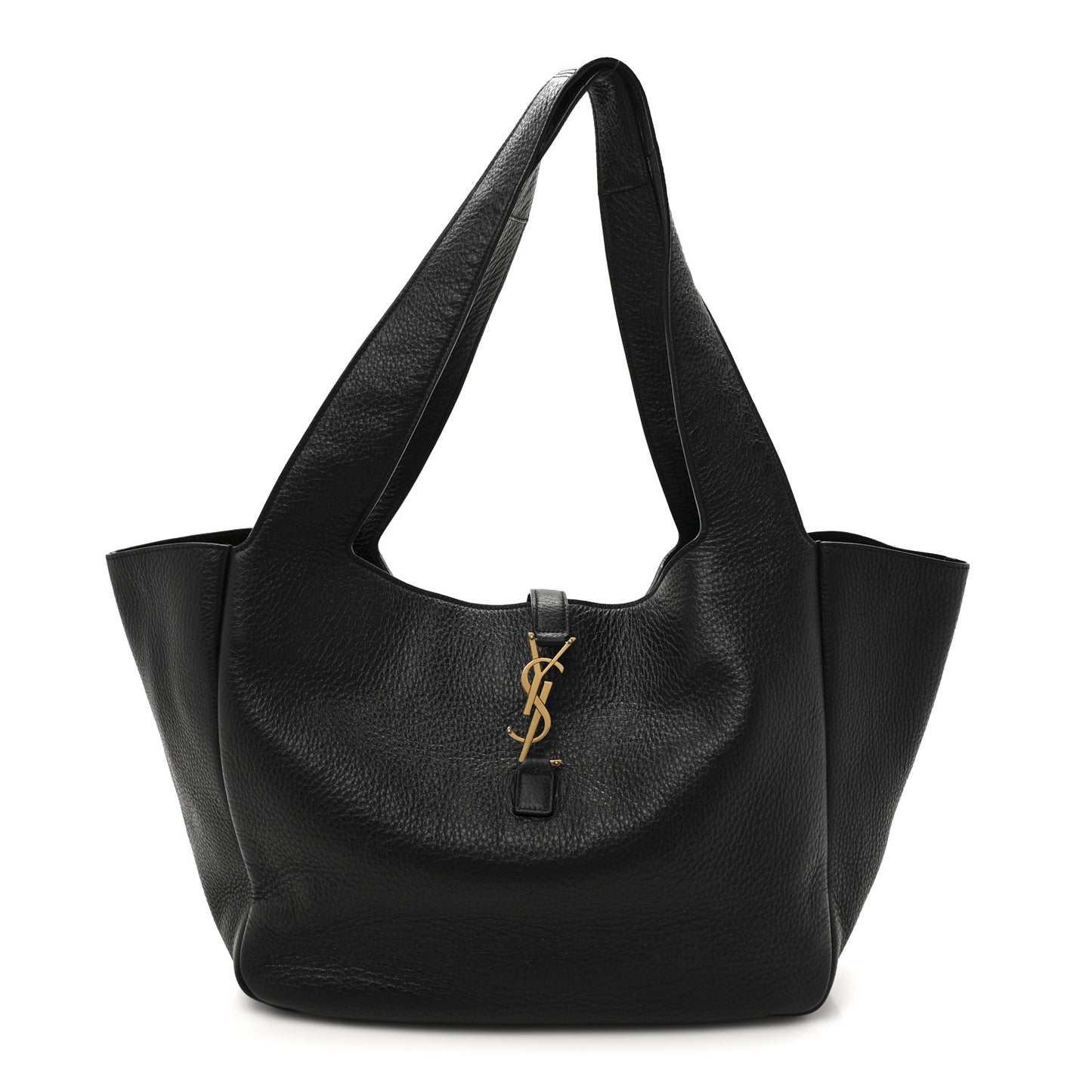 Grained Deerskin Bea Tote Black