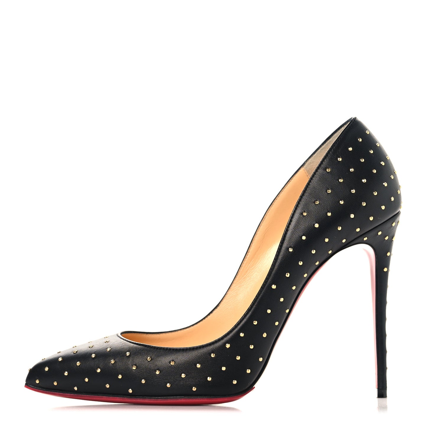 Nappa Pigalle Follies Plume 100 Pumps 39 Black Antique Gold