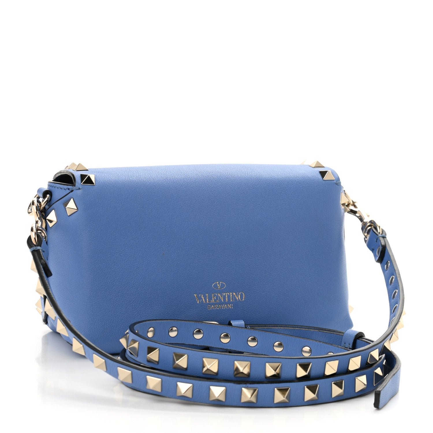 Valentino Garavani Vitello Mini Rockstud Crossbody Bag Angel 2 of 10