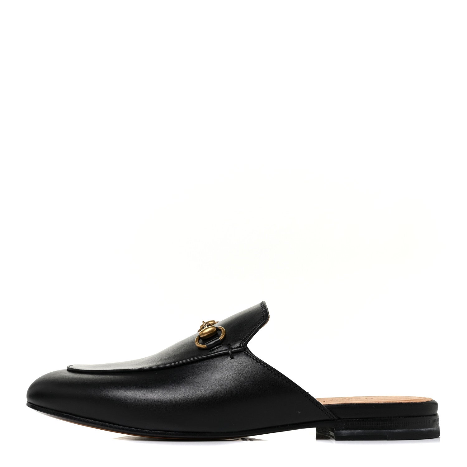 Gucci Calfskin Womens Princetown Slippers 36.5 Black 1 of 9