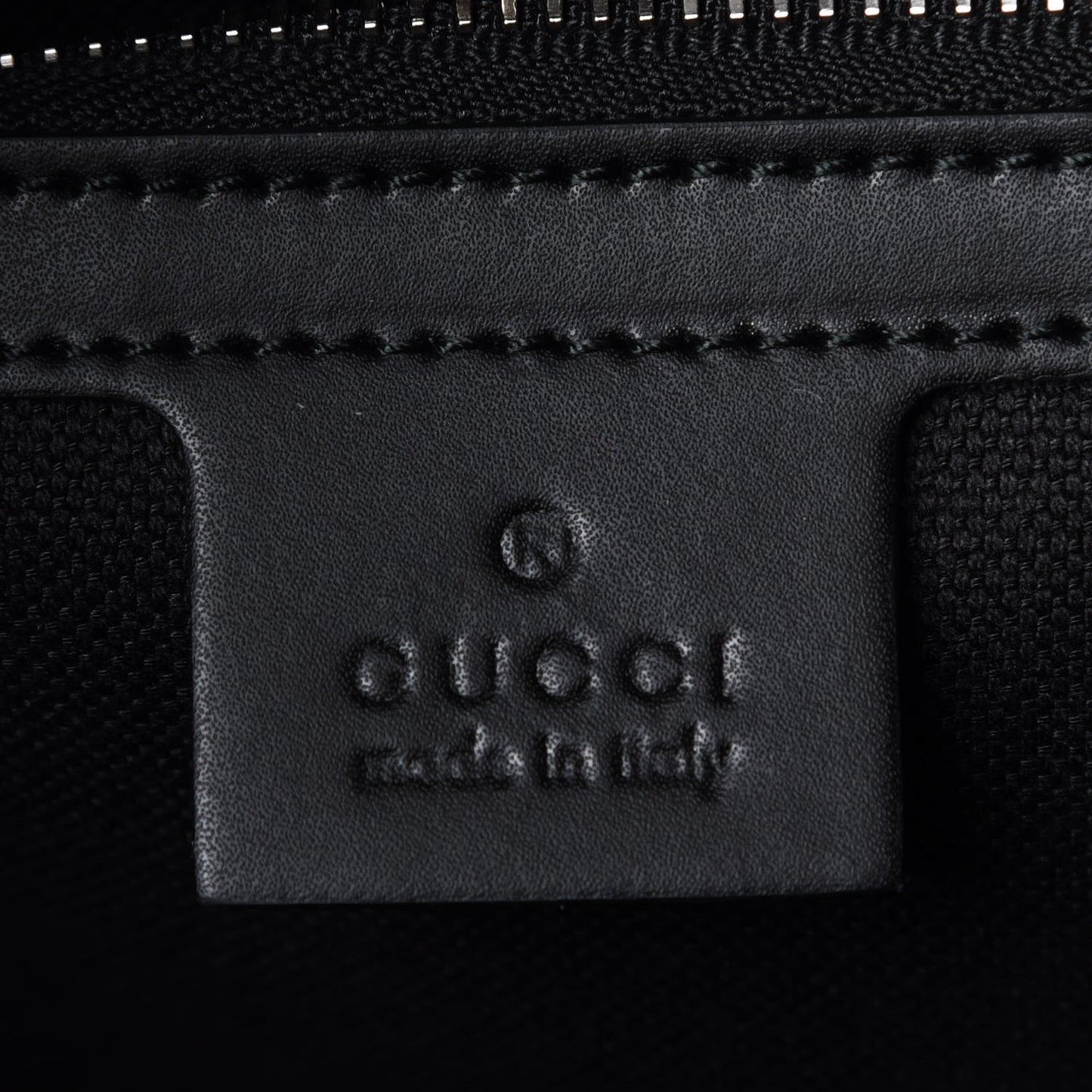 GG Supreme Monogram Web Angry Cat Embroidered Vertical Tote Black Grey