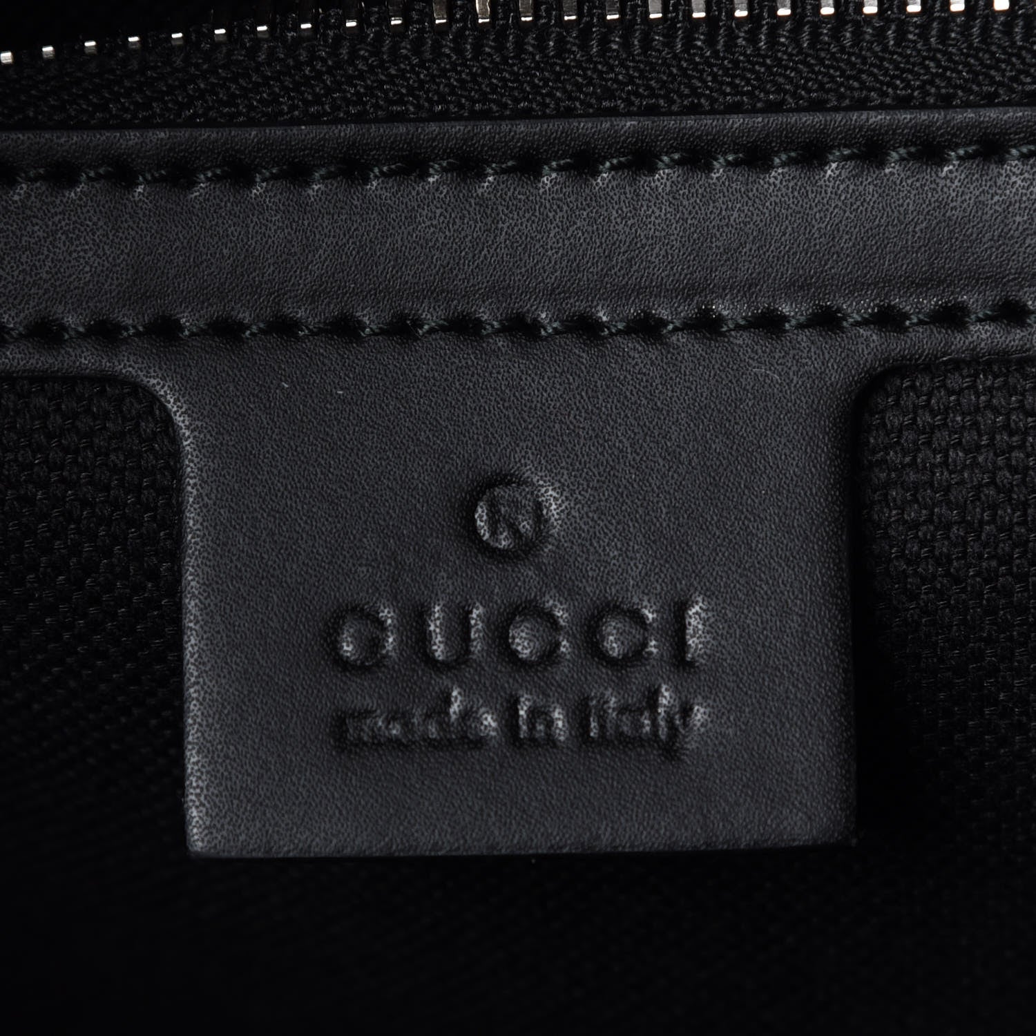 Gucci GG Supreme Monogram Web Angry Cat Embroidered Vertical Tote Black Grey 8 of 9