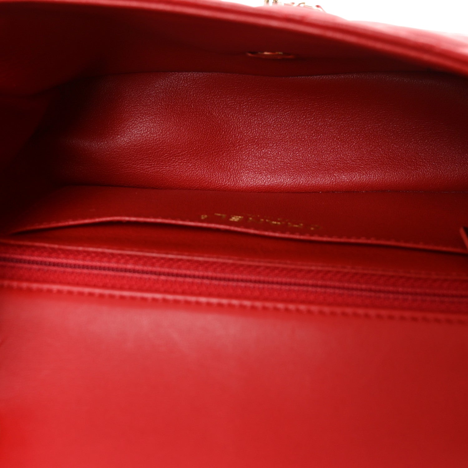 Chanel Lambskin Quilted Mini Rectangular Flap Red 5 of 11