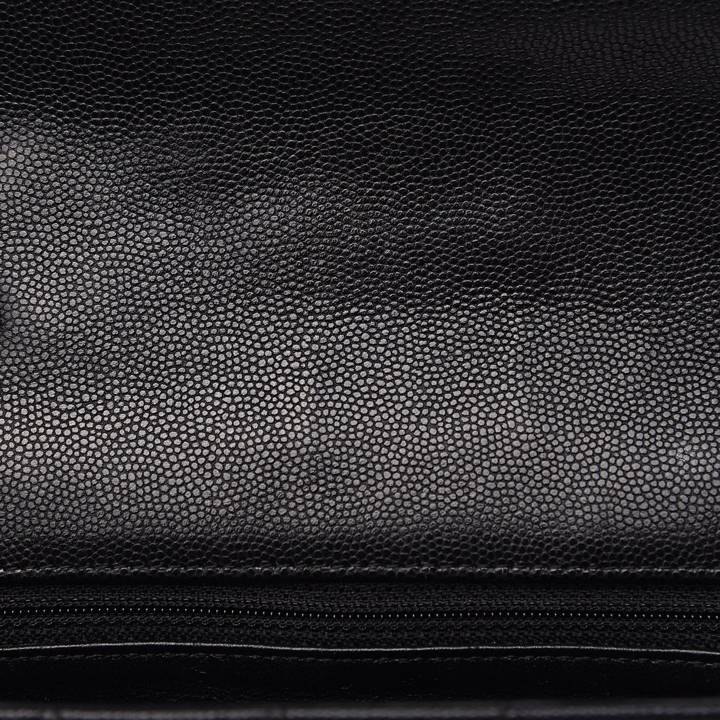 Caviar Quilted Mini Rectangular Flap Black