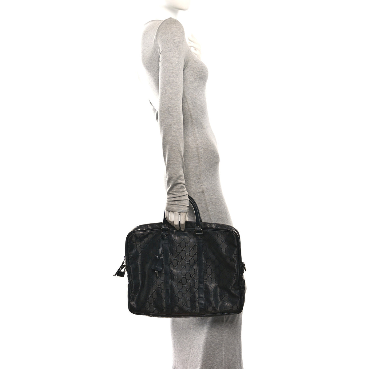 Imprime Monogram Medium Briefcase Black