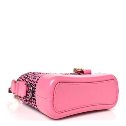 Chanel Tweed Calfskin Small Gabrielle Hobo Pink 4 of 10