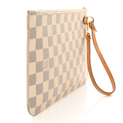 Louis Vuitton Damier Azur Neverfull MM GM Pochette 3 of 16