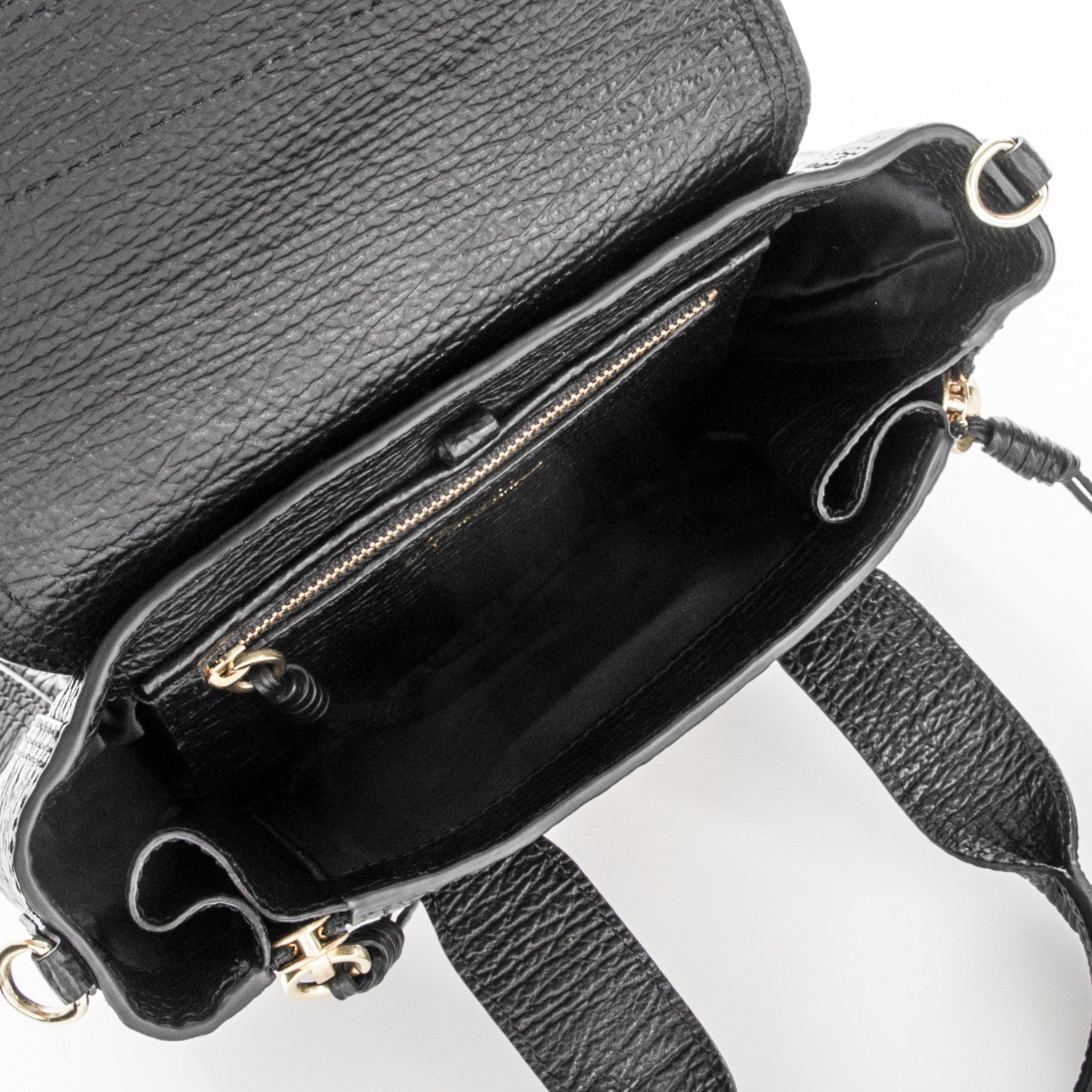 3.1 Phillip Lim 3.1 Textured Calfskin Mini Pashli Satchel Black 5 of 7
